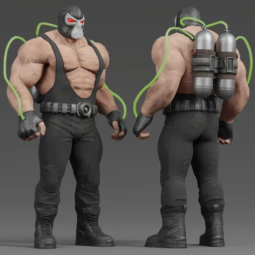 Venom Brute Riged Character