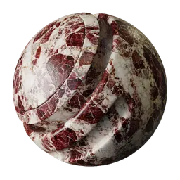 Rose Burgundy Breccia Marble