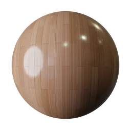 High-quality PBR texture for 3D rendering with realistic wood plank details.