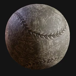 Vintage 1930s American Baseball Worn