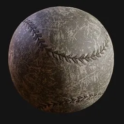 Vintage 1930s American Baseball Worn
