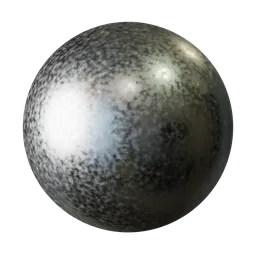 High-resolution PBR brushed aluminium texture for 3D modeling and rendering in Blender and other software.