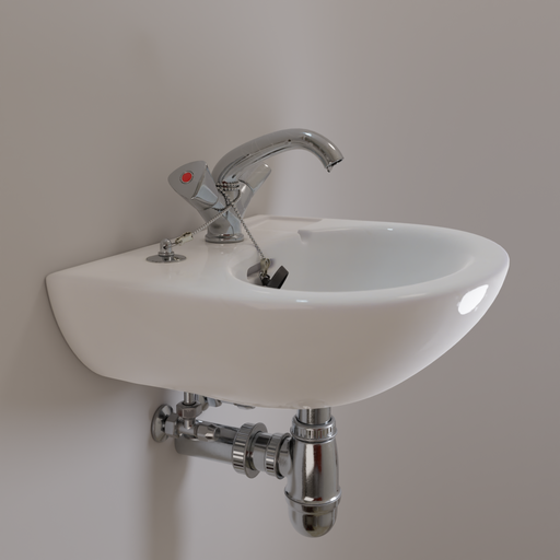 Small sink | Wash Basins models | BlenderKit