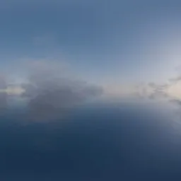 Calm Horizon Sky & Ocean Reflection