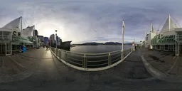 Downtown City Landmark Cloudy Day