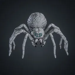 Broodmother Spider Rigged Game Ready