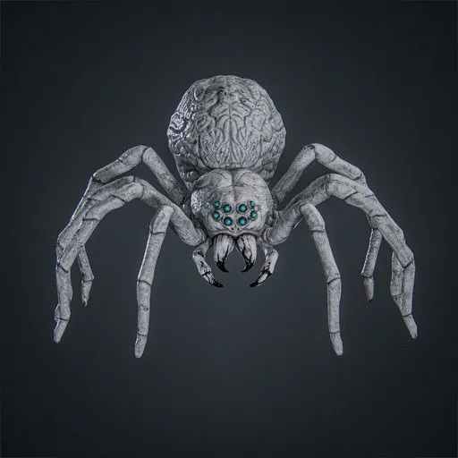 Broodmother Spider Rigged Game Ready