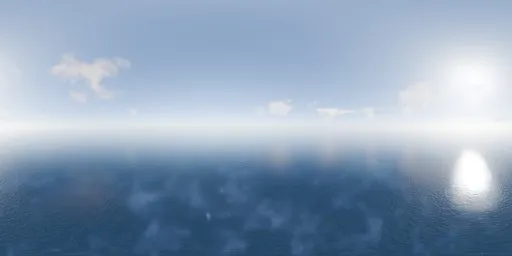 Sunny Ocean Horizon Sky HDRI