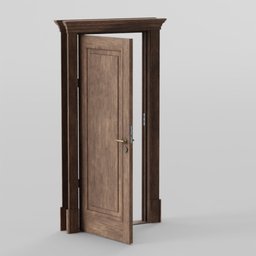 Wood Walnut Door