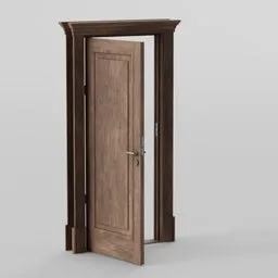 Wood Walnut Door