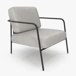 White Cloth Armchair