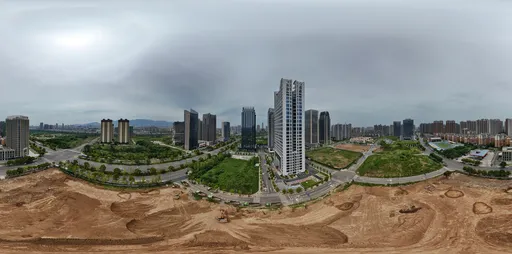 Highsky cloud building yellow mud