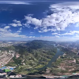 Highsky clouds forest