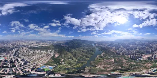 Highsky clouds forest