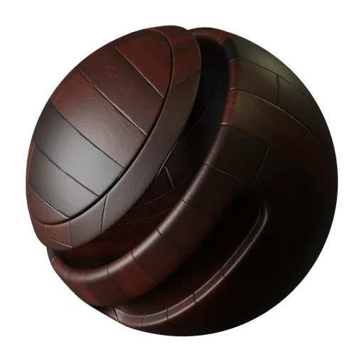 Procedural Dark Mahogany Floor