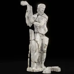 statue of Risen Christ1 dmg