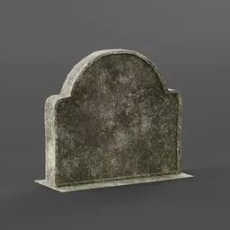 "Get the perfect finishing touch for your graveyard scenes with this lifelike stone gravestone 3D model, created using Blender 3D software. Featuring realistic moss growth, this model is ideal for adding an authentic touch to your cityspace or League of Legends inventory item design projects. Works beautifully with cel shading and worn clothing textures."