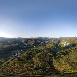 Daytime afternoon mountaintop