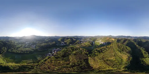 Daytime afternoon mountaintop