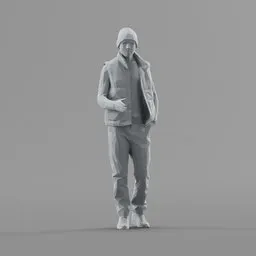 Lowpoly Male Greets