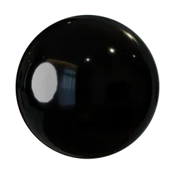 Black glossy