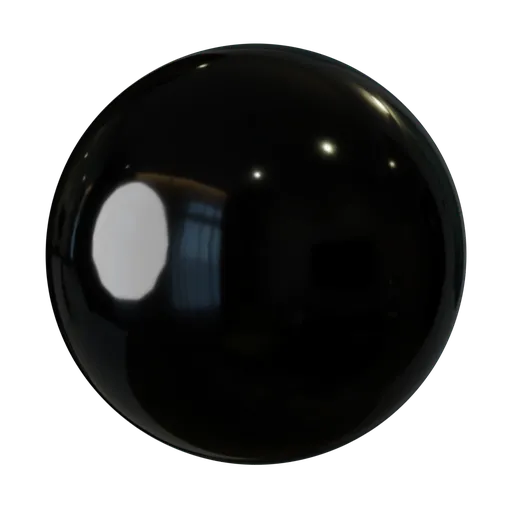 Black glossy