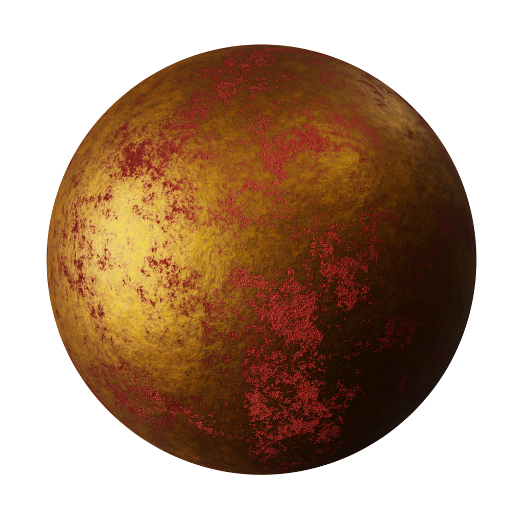 BlenderKit | Download the FREE Rusty Metal with Orange Paint material