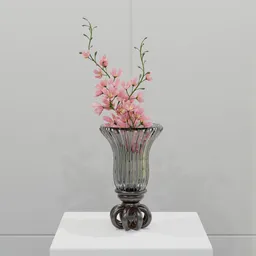 Pink Blossom Decorative Vase