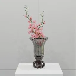 Pink Blossom Decorative Vase