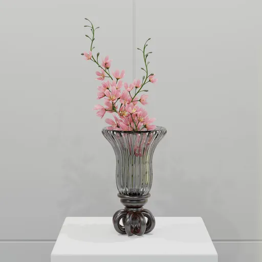 Pink Blossom Decorative Vase