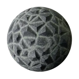 Procedural rock and mortar PBR material texture for Blender Cycles and Eevee.
