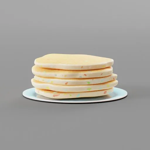 Pancakes with sprinkles