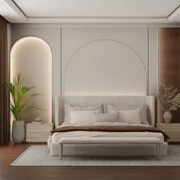 Modern apartment_bed room (part 1)