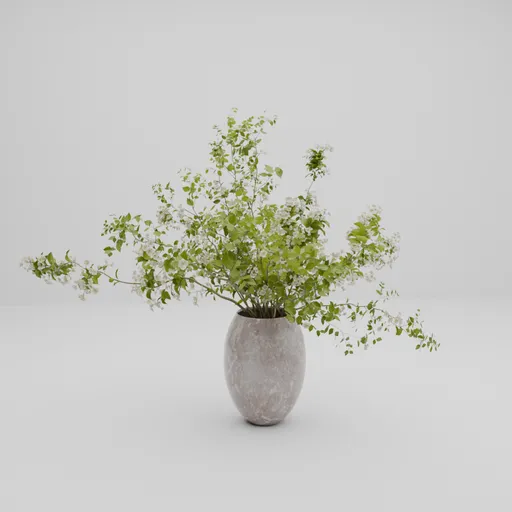 Minimalist White Flower