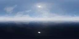 Sunny Blue Sky Cloudy Day