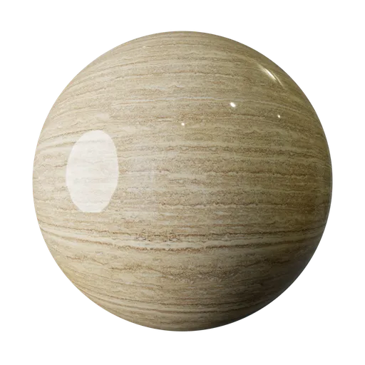 CCL Travetine Light Brown Glossy 01