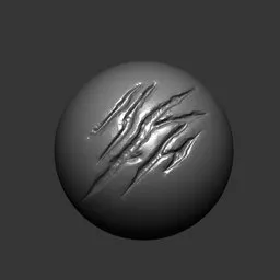 NS Metal Damage claw slashes