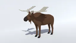 Low Poly Moose