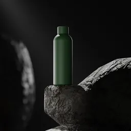 Black theme mockup