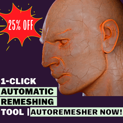 Autoremesher NOW! | Automatic Remeshing | Modeling add-ons | Blendkit