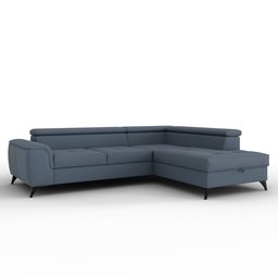 Corner Sofa AMY Navy Blue
