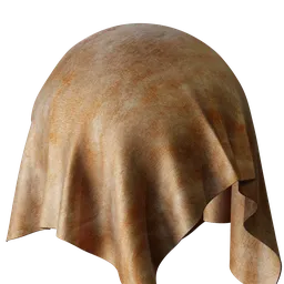 Caramel Suede Mushroom Vegan Leather
