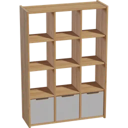 Wooden Display Shelves 01