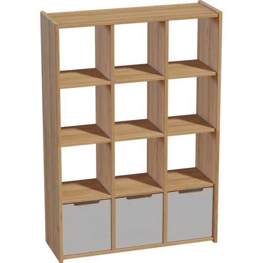 Wooden Display Shelves 01