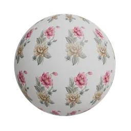 Flooral wallpaper
