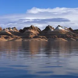 Landscape & Sky Clouds Background