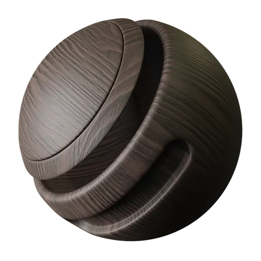 Dark Stained Wood Grain