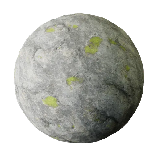 Rock With Moss