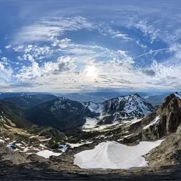 Mountain Peak Aerial Landscape