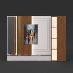 Art Feature Wall Unit